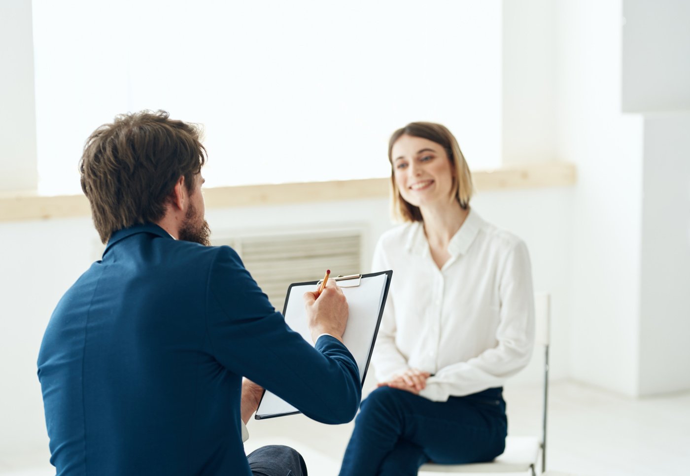 Woman at the Reception of a Psychologist Consultation Communication Depression